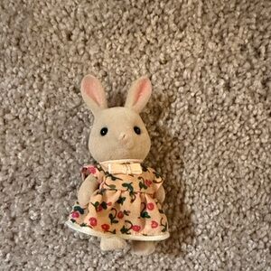 Floral Dress Bunny movable figure Toy + free dress
